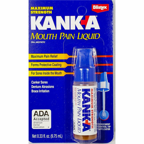 Kanka, Mouth Pain Liquid, 0.33 fl oz