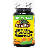 Lactobacillus Acidophilus (Freeze Dried) 100 Capsules by Natures Blend - Image 1