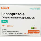 Lansoprazole 15 mg 42 Delayed Release Capsules by Rugby
