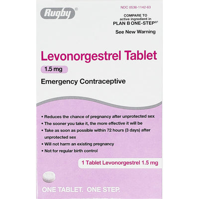 Levonorgestrel 1.5 mg (Plan B) 