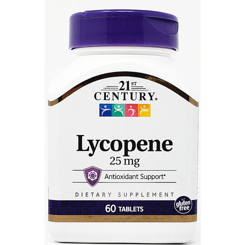 Lycopene 25 mg 60 Tablets by 21st Century - Main product image