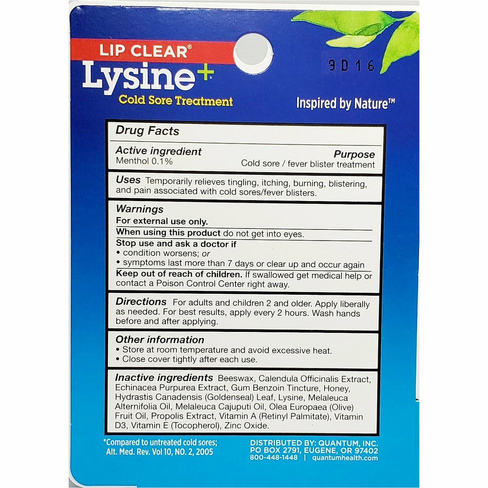 Lysine | Cold Sore Treatment - Hargraves Online Healthcare