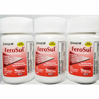 FeroSul (Ferrous Sulfate), 65 mg 100 Tablets (1 or 3 Pack) by Major - Image 4