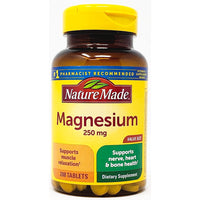 Magnesium 250 mg 200 Tablets by Nature Made - Image 1