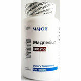 Magnesium 500 mg 100 Tablets by Major