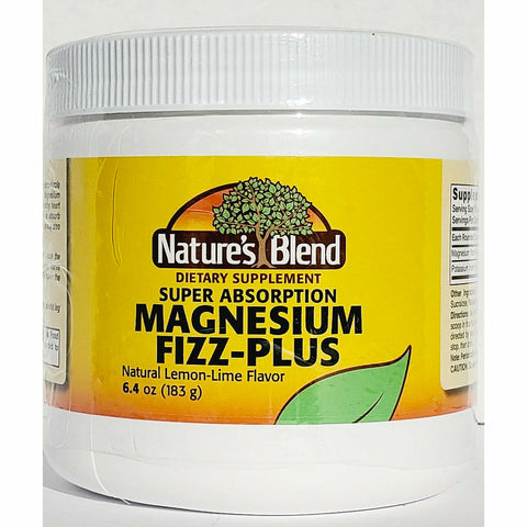 Magnesium Fizz-Plus (Effervescence)  6.4 oz by Natures Blend