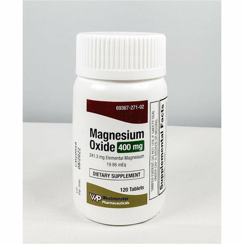 Magnesium Oxide 400 mg 120 Tablets by Westminster