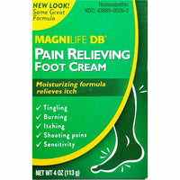 MagniLife DB Pain Relieving Foot Cream, 4 oz - Image 1