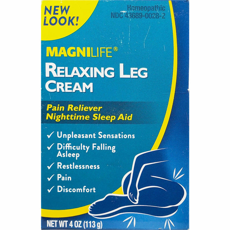 MagniLife (Relaxing Leg) Cream Pain Reliever, 4 oz - Main product image
