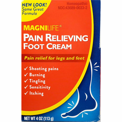 MagniLife Pain Relieving Foot Cream, 4 oz