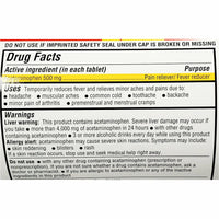Acetaminophen, 500 mg 1000 Tablets by Major - Image 2