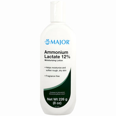 Ammonium Lactate 12% Moisturizing Lotion, 8 oz Bottle by Major