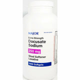 Major Docusate Sodium 250 mg 1000 Softgels