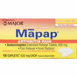 Major Mapap Arthritis Pain (Compare to Tylenol 8 hour),  650 mg 100 Caplets