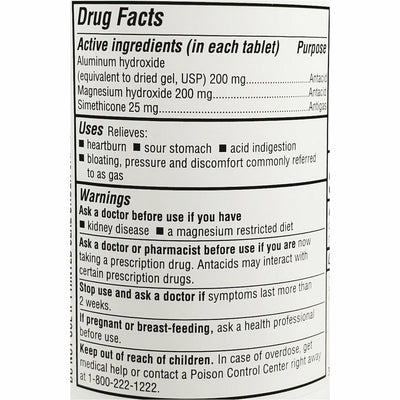 Mintox Plus Tabs, by Major 100 Tablets (Lemon Mint Flavor)