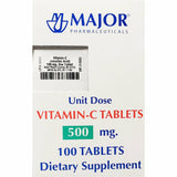 Major Vitamin C-500 mg Unit Dose, 100 Tablets