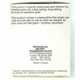 Major Lubricating Plus Eye Drops,  50 Sterile Single-Use