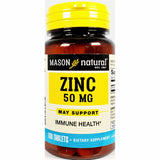 Mason Natural Zinc (Gluconate), 50 mg (Immune Support) 100 Tablets