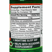 Melatonin 3 mg 180 Fast Dissolve Tablets by Natures Truth - Image 2
