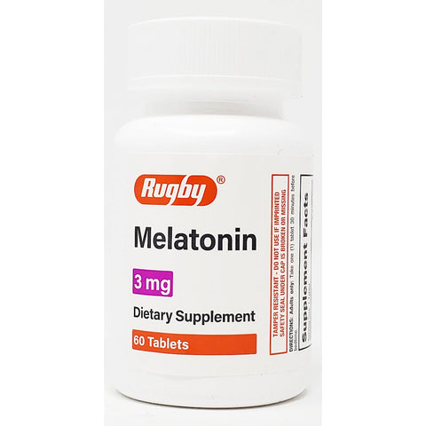 Melatonin 3 mg 60 Tablets by Rugby