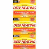 Mentholatum Deep Heating Pain Relieving Rub, 2 Tubes (3 pack)