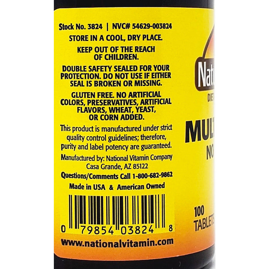 Multivitamin No Minerals Nature's Blend Hargraves Online Healthcare