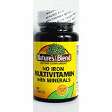 Multivitamin No Iron with Minerals 100 Tablets by Nature's Blend