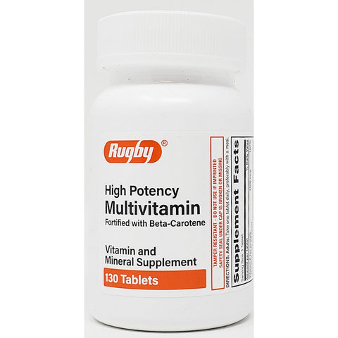 Multivitamin with Beta Carotene 130 Tablets by Rugby