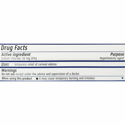 Muro 128, Sodium Chloride Ophthalmic Ointment 5%