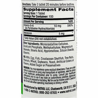 Melatonin Sleep 5 mg (Time Release) 100 Tablets by Natrol - Image 2