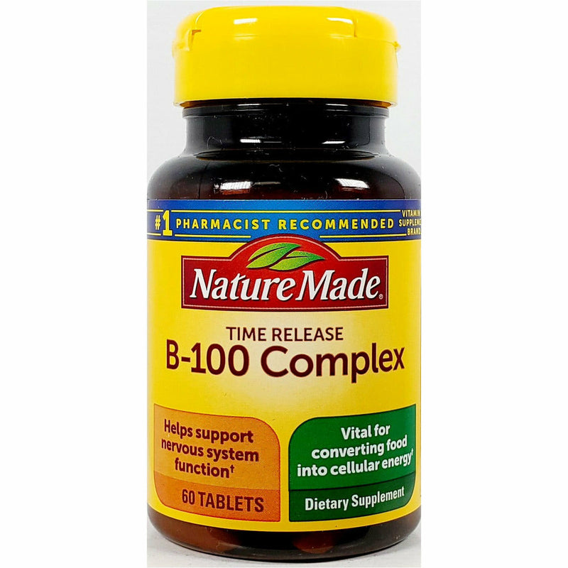 B-100 Complex (Time Release) 60 Tablets by Nature Made - Main product image
