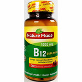 Nature Made Vitamin B12 Sublingual, 1000 mcg (Cherry Flavor) 50 Micro-Lozenges
