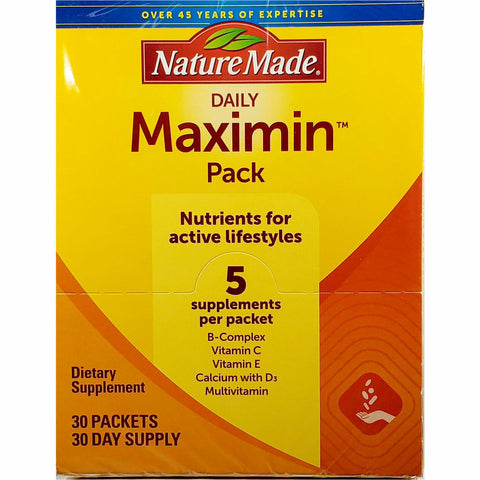 Nature Made Daily Maximin Pack, 30 Packets