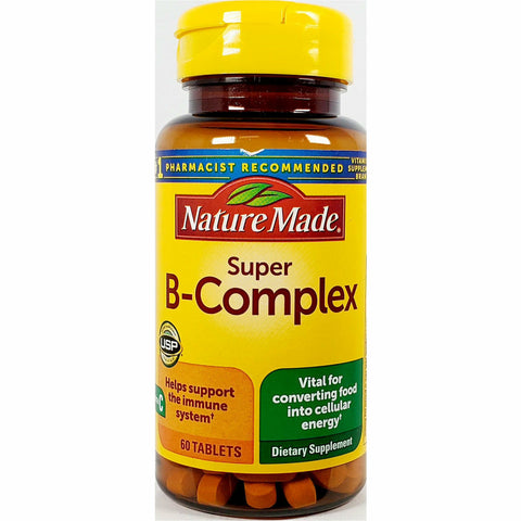 Nature Made Super B-Complex, 60 Tablets