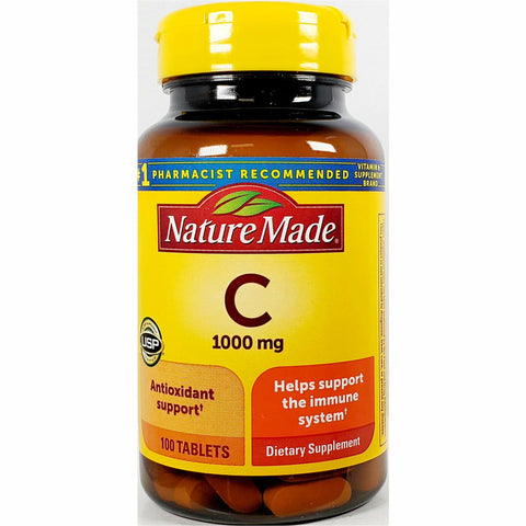 Nature Made Chewable Vitamin C, 1000 mg (Immune Support) 100 Tablets
