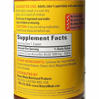 Vitamin C - 500 mg 500 Caplets by Nature Made - Image 2