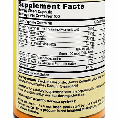 Nature's Blend B Complex, 100 Capsules