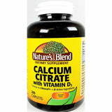 Calcium Citrate 630 mg with Vitamin D3, 200 Caplets by Natures Blend