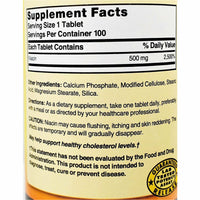 Niacin 500 mg (Timed Release), 100 Tablets by Nature's Blend - Image 2