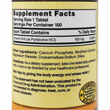 Nature's Blend Vitamin B6, 100 mg 100 Tablets