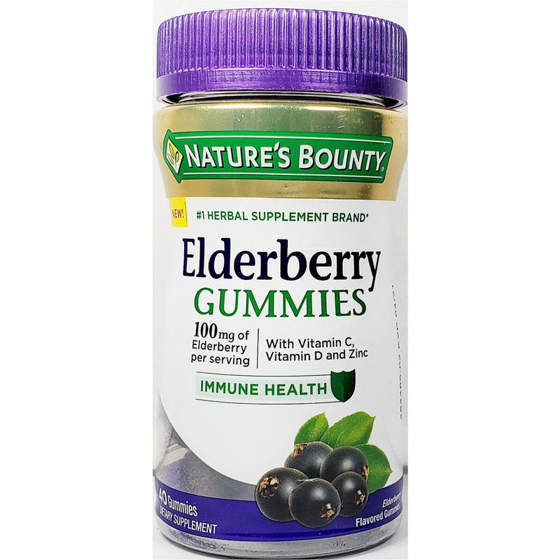 Elderberry Gummies, 40 Count by Natures Bounty - Main product image