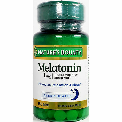 Nature's Bounty, Melatonin 1 mg 180 Tablets