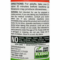 Melatonin 10 mg plus L-Theanine, 72 Tablets by Natures Truth - Image 3