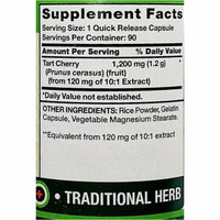 Ultra Tart Cherry Extract 1200 mg 90 Capsules by Natures Truth - Image 2