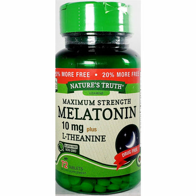 Melatonin 10 mg plus L-Theanine