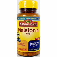 Melatonin 3 mg 240 Tablets, by Nature Made - Image 1