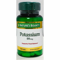 Potassium 99 mg 100 Caplets by Natures Bounty - Image 1