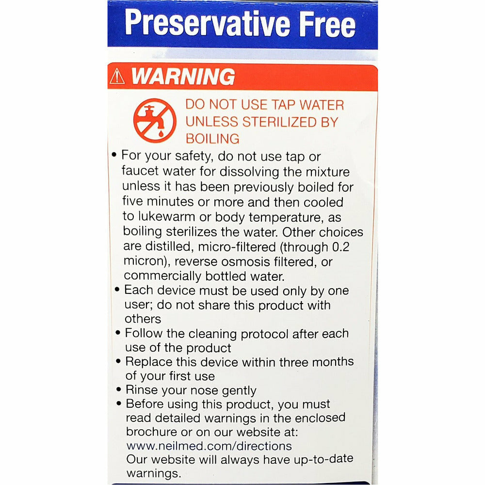 NeilMed |Sinus Saline Nasal Rinse - Hargraves Online Healthcare
