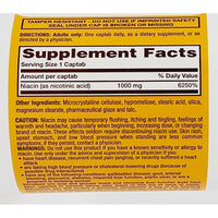 Niacin 1000 mg (Timed Release) 100 Captabs by Rugby - Image 2