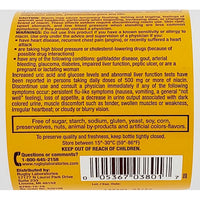 Niacin 1000 mg (Timed Release) 100 Captabs by Rugby - Image 3